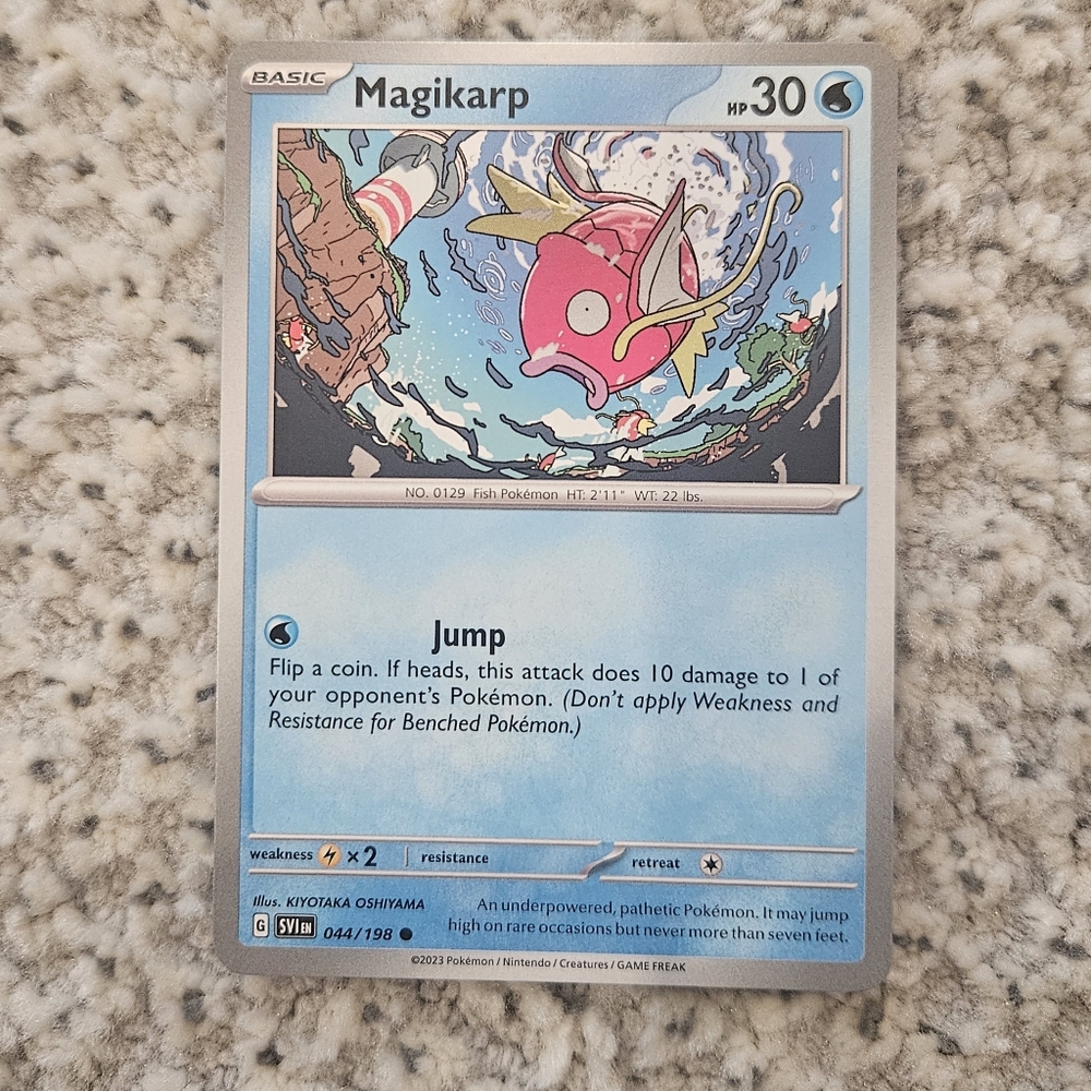 POKEMON TCG Card Magikarp Scarlet & Violet Base Set 044/198